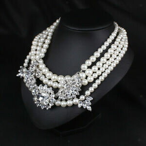 yzWG[EANZT[ lbNX`F[Z[^[`[J[NX^WG[monili di cristallo di choker del maglione della catena della collana della