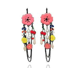 yzWG[EANZT[ |s[COeB[[Y^lol bijoux orecchini papavero rosa te lolilota