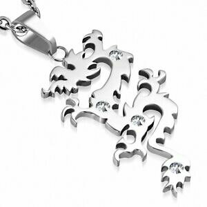 yzWG[EANZT[ hSXeXYy_gciondolo uomo in acciaio inossidabile dragone cinese