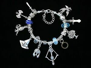 yzWG[EANZT[ zrbgguXbg`[ACfAlo hobbit lotr bracciale con charm 10a,12 th,13 th 16 17, 18 th 21 st regalo ideafree regalo