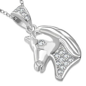 【送料無料】ジュエリー・アクセサリー シルバースターリングホースポニーネックレスペンダント925 argento sterling cavallo pony collana con ciondolo