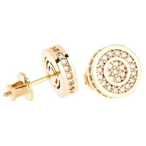 yzWG[EANZT[ ACXAEguO}CNpF{^COEhS[hiced out bling micro pave orecchini a bottonerounds 10mm oro