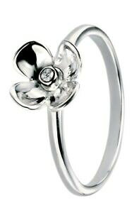 yzWG[EANZT[ GcVo[E[}Vo[X^[OWRjt[Oelements silver donna 925 argento sterling zirconi anello fiore