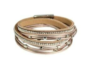 yzWG[EANZT[ bvAEhU[}Olbgmagnete in pelle avvolgente strass 38 cm, colore a scelta