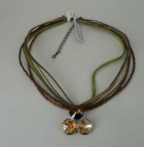 yzWG[EANZT[ Agqui[fUCRA[XtXL[Gcanton hubner design collier nello stile della 70er anni swarovski elements 61803