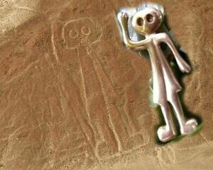 �y���������z�W���G���[�E�A�N�Z�T���[ ���l�A�X�i�X�J�s�����C���G�C���A��ancient lineas nazca pin astronauta line ancient aliens