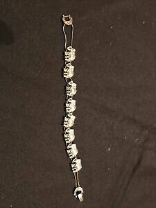 �y���������z�W���G���[�E�A�N�Z�T���[ �u���X���b�g�G���t�@���c���B���e�[�W�t�@���^�C�W�[bracelet elephants vintage 19 cm fantaisie