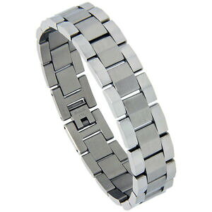 yzWG[EANZT[ X`[XeXX`[}bgYuXbgacciaio inox opaco centrale collegamento bracciale da uomo