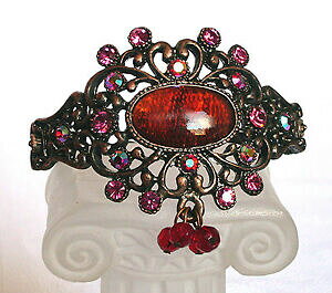 yzWG[EANZT[ Be[WAeB[Nk[{[uXbgvintage rame antico aspetto decorativo nouveau filigrana braccialetto w