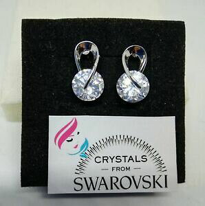 【送料無料】ジュエリー・アクセサリー ライトポイントイヤリングホワイトゴールドスワロフスキークリスタルorecchini punto luce da donna, ragazza oro bianco 18 kt pl e cristalli swarovski