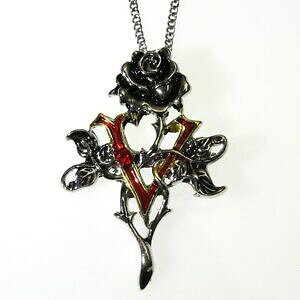 yzWG[EANZT[ @pCANX^t[sNy_guCAlbNXvampiro cristallo fiore rosa ciondolo collana briar bambini della notte cn16