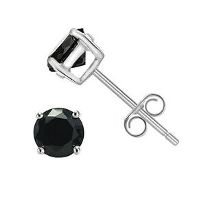 yzWG[EANZT[ Vo[X^[OEhubNWRjIjNXNX^YCOargento sterling rotondo nero zirconi onice cristallo mens orecchini 5mm