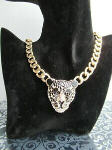 yzWG[EANZT[ qEwbhlbNXpT[NX^S[h`F[WK[RX^Jy_gleopardo testa collana panther crystal catena doro gatto ciondolo jaguar co
