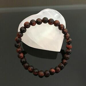 yzWG[EANZT[ bh^CK[ACGlM[NX^uXbghandcrafted 6mm naturale aaa red tiger eye bracciale cristallo energia uk