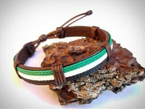 yzWG[EANZT[ pZGXg}hD[fNGqXiCfBtFeXfB_XAeTipulsera extremadura de cuero hilos nylon adaptable diferentes medidas y art
