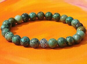 yzWG[EANZT[ nhCh^[RCYAtJVo[i`uXbgda uomodonna handmade gemstone amp; braccialetto dargentonaturale africano turchese