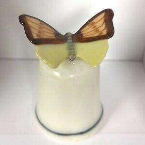 yzWG[EANZT[ o^tCVuGrANXeBnuovo porcellana farfalla ditale dipinta a mano raccogliere clima erebiachristi raccolta