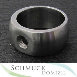 yzWG[EANZT[ XeXOmRNVmelano collezione in acciaio inoxring 10 mm largatg 50nuovo