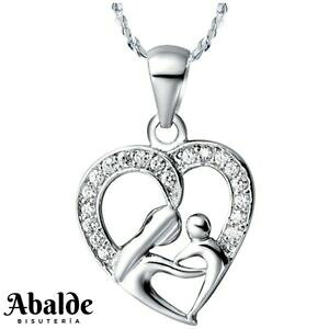 �y���������z�W���G���[�E�A�N�Z�T���[ �z�����W���[�f�B�Z�j���R���\���}�h���q�n�t�@�~���A�v���^�T���o�����e�B��collar joya mujer diseno corazon madre e hija familia plata regalo san valentin