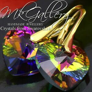 yzWG[EANZT[ S[hVo[n[gCO~fBANX^oCXtXL[Roro pl 925 orecchini argento cuore 14mm vitrail medium cristalli di swarovski R