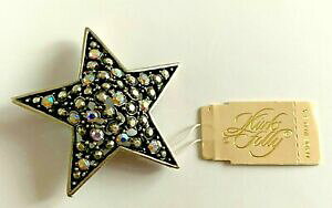 yzWG[EANZT[ ubVGg[CXg[C[VOlJ[NXtH[mCtGeBPeu[`sbroche etoile strass irise signe kirks folly neuf etiquete brooch 