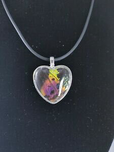 �y���������z�W���G���[�E�A�N�Z�T���[ �o�^�t���C�E�B���O�X�n�[�g�y���_���g�l�b�N���X�E���j�Acollana ciondolo cuore ali di farfalla urania