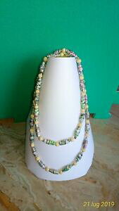 yzWG[EANZT[ NtgA[gr[YlbNXarte artigianale collana con perline di carta