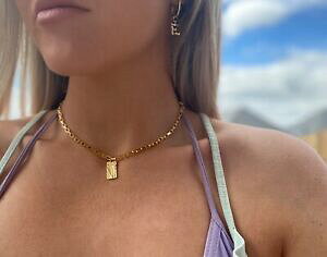 yzWG[EANZT[ t[S[hbLt[`F[`F[Nfiore placcato oro frame 14 placcato oro rettangolo collana catena collegamento