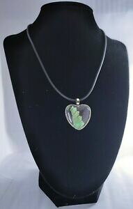 �y���������z�W���G���[�E�A�N�Z�T���[ �o�^�t���C�E�B���O�X�n�[�g�y���_���g�l�b�N���X�p�s���I�O���[��collana ciondolo cuore ali di farfalla papilio green