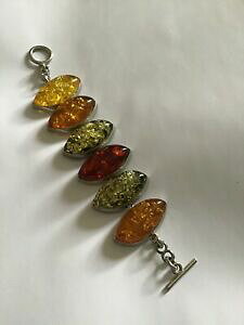 �y���������z�W���G���[�E�A�N�Z�T���[ �u���X���b�g�t�F�����^���A���W�����e���W���t�@�V�����A���u��bracelet femme metal argente resine facon ambre