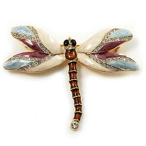 �y���������z�W���G���[�E�A�N�Z�T���[ �G�L�]�`�b�N�G�i�����g���{�u���[�`exotic enamel dragonfly brooch