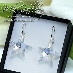 yzWG[EANZT[ Vo[X^[O[X^[LACONX^oCXtXL[R925 argento sterling orecchini stellachiar di luna 20mm cristalli di swarovski R