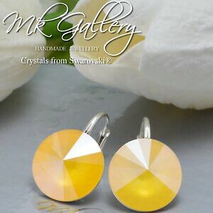 yzWG[EANZT[ Vo[COtBI[m{XtXL[NX^R925 orecchini argento * fiorellino * rivoli 14 mm cristalli di swarovski R