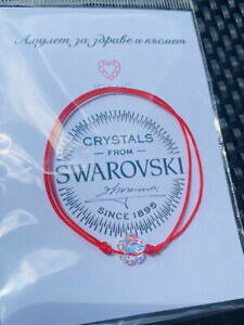 yzWG[EANZT[ XtXL[[vuXbgNX^t[??fiore di cristallo di swarovski rosso corda braccialetto fatto a mano per le donne regalo ??