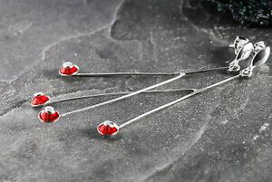 yzWG[EANZT[ X^[OVo[OcCbOCgTCAIWiNX^oCXtXL[R925 argento sterling lungo ramoscelli luce siam cristalli originali di 