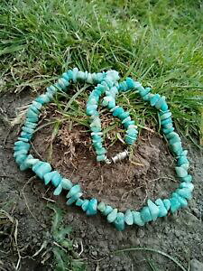 �y���������z�W���G���[�E�A�N�Z�T���[ �O���[���X�g�[���`�b�v�l�b�N���Xcollana formata da green stone chip
