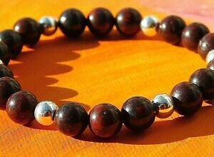 yzWG[EANZT[ i`wIg[vr[YYEBYAK^WF}uXbgda uomodonna 8mm agata gemma amp; bracciale con perline dargentonaturale eliotropio