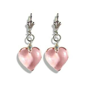 yzWG[EANZT[ u[NhyfgN[NX^N[[[Yboucle doreille pendent coeur cristal couleur rose
