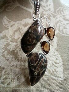 yzWG[EANZT[ y_gAK^gDe`F[fUCbellissimo pendente agata turritella design a catena uk venditore, gratis pamp;p