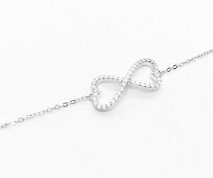 �y���������z�W���G���[�E�A�N�Z�T���[ �V���o�[�n�[�g�u���X���b�gargento cz cuore infinito bracelet