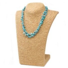 【送料無料】ジュエリー・アクセサリー カラーチップターケサターコイズチップストーンネックレス