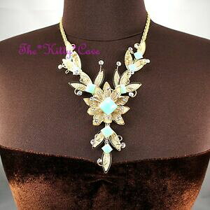 yzWG[EANZT[ S[h[XW[W[t[[^XH[[gJ[XtXL[NX^oro decorativo maglia di pizzo fiore loto volute collare con cristalli swar