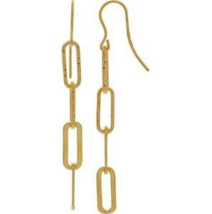 yzWG[EANZT[ ANTg[Vo[bLS[hX^[OhbvCOT[Nalexa amp; tori 18ct oro placcato argento sterling orecchini a goccia cerchio nuovo
