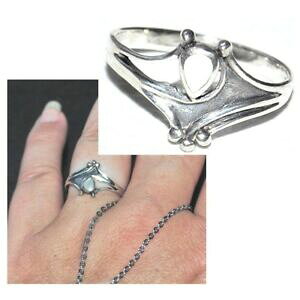 yzWG[EANZT[ GXjbNOC\bhVo[}U[Iup[zCgOanello etnico in argento massiccio 925 madreperla bianca t 48 50 52 54 56, ring