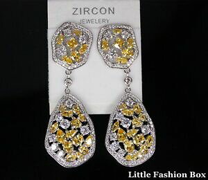 yzWG[EANZT[ VCj[WRjNX^NX^ZNVhbvEFfBOCOshiny zirconi crystal cluster due sezione goccia orecchino matrimonio uk nuovo