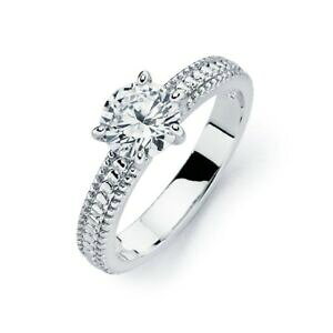 yzWG[EANZT[ X^[OVo[[GQ[WOuAgx[Wargento sterling fidanzamento solitario anello w 6 mm 1 kt brillante cz beige