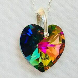 yzWG[EANZT[ Vo[X^[O~[gNX^XtXL[n[gy_glbNX925 argento sterling 925 18mm cristalli swarovski elements cuore collana ciond