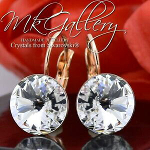 yzWG[EANZT[ XtXL[NX^RS[h[YCOgXyAgHorecchini oro rosa pl realizzato con cristalli di swarovski R trasparente 12mm riv