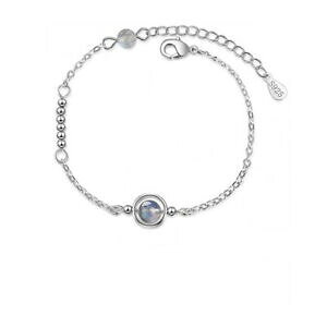 yzWG[EANZT[ Vo[uXbgg[[J[hbracciale argento 925 con rimorchio pianeta chalzedon