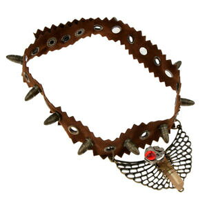 �y���������z�W���G���[�E�A�N�Z�T���[ �X�`�[���p���N�\�[�g�D�[�X�X�^�b�h���U�[�X�g���b�v�`���[�J�[�l�b�N���Xsteampunk a dente di sega stud pu cinturino in pelle girocollo collana